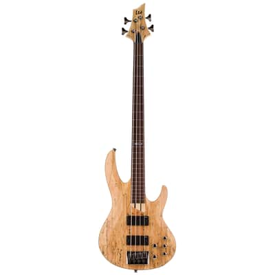 ESP LTD B-204SM Fretless Bass Guitar - Natural Satin image 2