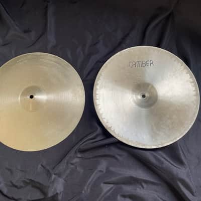 Camber 14” Hi-Hat Cymbals (pair) - Made in West Germany Late 1970s - Early 1980s image 3