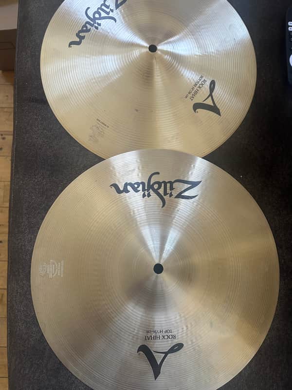 Zildjian 14" A Series Rock Hi-Hat Cymbals (Pair) 2013 - 2020 - Traditional image 1