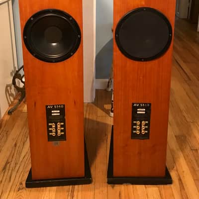 Stunning Linn AV 5140 Loudspeakers - Cherry Veneer - Recently Serviced - Legendary Sound and Style image 5