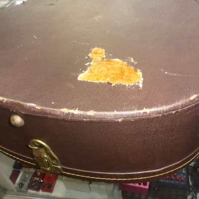 Acoustic Guitar Case 43x16x12 1/2 ( 4 " Depth ) Brown Exterior / Tan Interior image 21