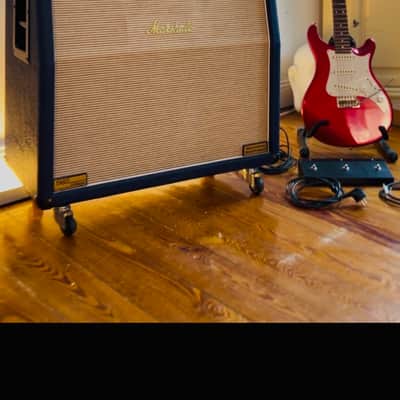 Marshall Anniversary 6100 LM 100 W 1992 - blauer Tolex, one of 1000! image 4