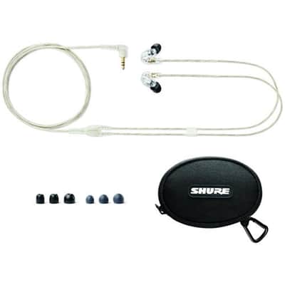 Shure SE215 Sound-Isolating In-Ear Stereo Earphones with Dynamic MicroDrivers, Clear image 2
