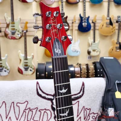 2023 Paul Reed Smith PRS 10th Anniversary S2 Custom 24 Limited Edition (USA Pickups) Bonnie Pink Cherry Burst 7.70 LBS image 5