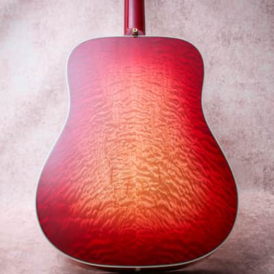 GIBSON USA Custom Shop Custom Hummingbird Quilt #1 of 28 "Heritage Cherry burst" (2008) image 14