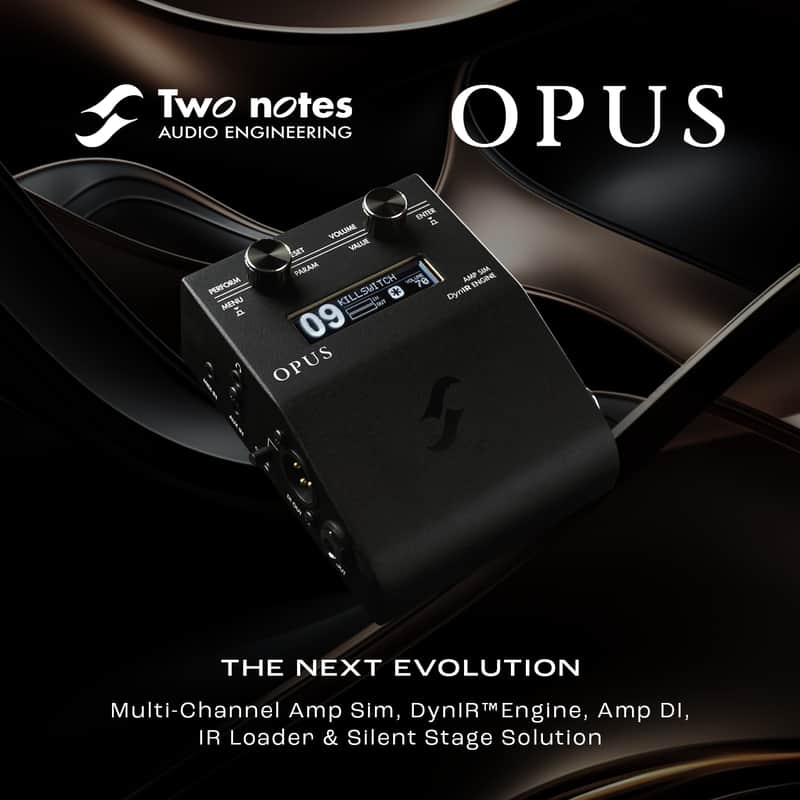 HOT Two Notes OPUS Amp Sim / Cab Simulator DynIR Engine Pedal Acoustic DI image 1