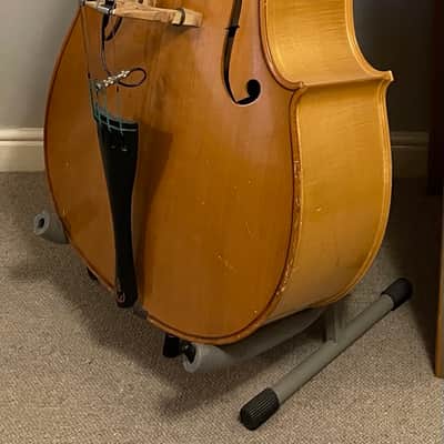 Emanuel Wilfer 3/4 double bass 1995 - Blonde laquer image 6