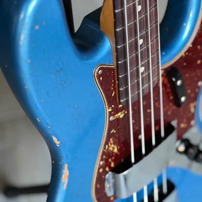 Fender Custom Shop 64 Jazz Bass Guitar 2023 - Lake Placid Blue image 5