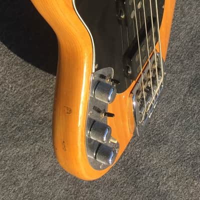 Music Man Sabre Bass Lefty Natural Maple Neck Pre Ernie Ball 1980 image 9