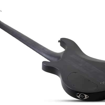 Schecter Hellraiser Extreme-5 See-Thru Black Satin STBLS 5-String Electric Bass + Hard Case image 3