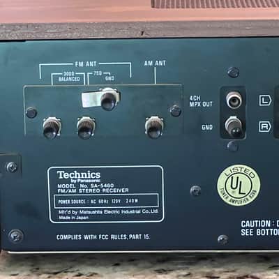 Technics SA 5460 AM/FM Stereo Receiver 65WPC -Serviced-Cleaned-Tested-Awesome image 14