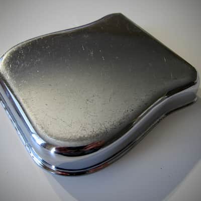 Fender Telecaster Bridge Cover Pre CBS Authentic Vintage Part Circa 1959-1964 Chrome image 1