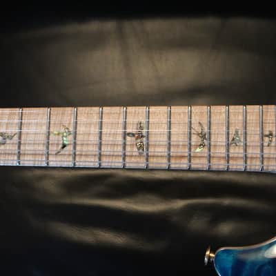 PRS Custom 24 Artist Package Blue Matteo Quilt w/ Flamed Maple Neck image 3