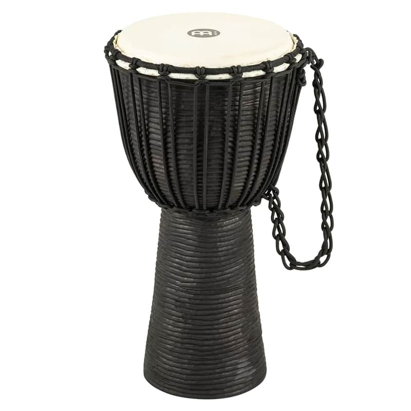 Meinl HDJ3-M Rope Tuned Headliner Series Wood Djembe (Black River Series) - 10" image 1