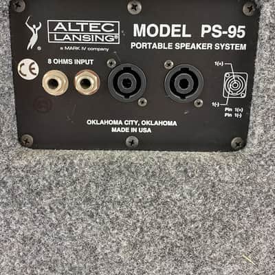 Altec-Lansing PS-95 8ohm Two Way Sealed Full Range Speaker System