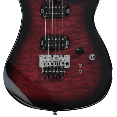 Kramer The 84 HH Quilt Electric Guitar - Magenta image 1
