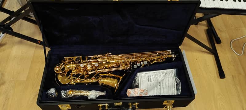 Yamaha YAS 82 Z Custom - Oro Lacado image 1