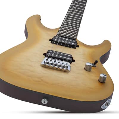 Schecter Omen Extreme-II guitar in Gold Rush image 4