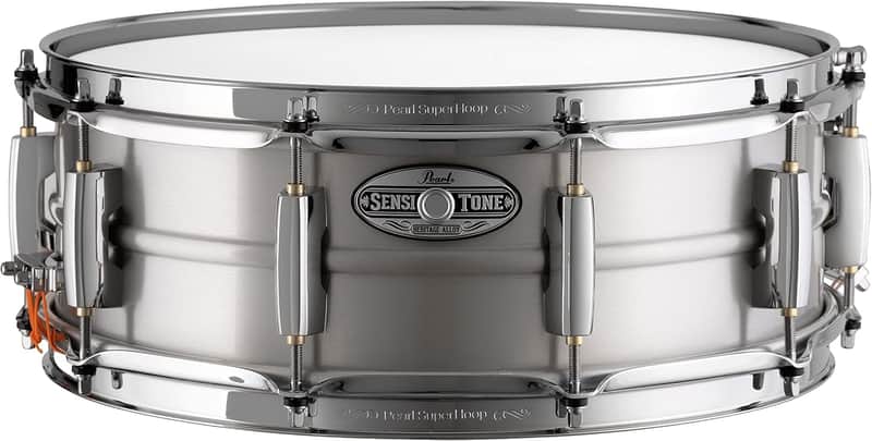 Pearl Sensitone Heritage Alloy Aluminum 14 Inch x 5 Inch Snare Drum l Model STH1450AL image 1