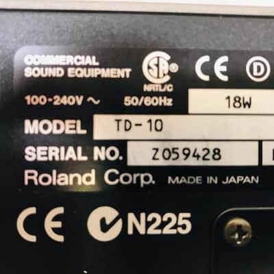 Roland TD-10 Expanded TDW V-Drums Module Power TD10 image 10