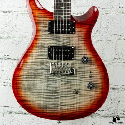 PRS SE Custom 24-08 Charcoal Cherry Burst w/ bag (#3769) image 1