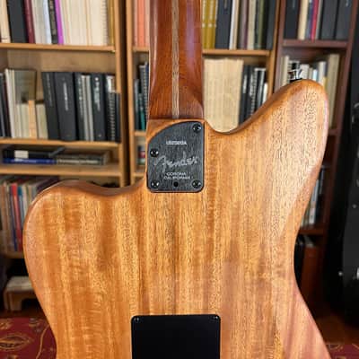 Fender American Acoustasonic Jazzmaster All-Mahogany, Ebony Fingerboard, Luthier Prepared image 4