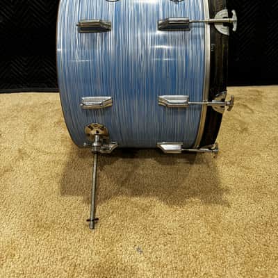 Rogers Blue Ripple 13/16/22 Early 60s Drum Set image 13