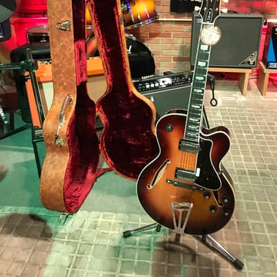 Guitarra de caja Fujigen FGN Masterfield Jazz HH Jazz Burst image 21