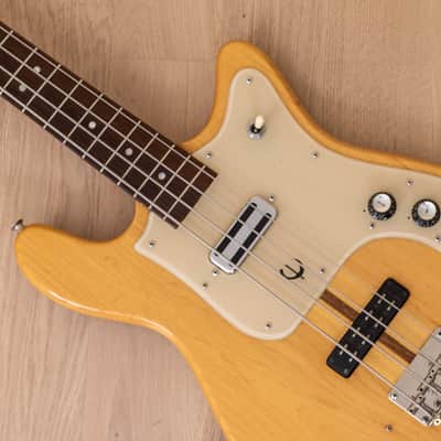1981 Epiphone Newport Vintage Electric Bass Guitar Short Scale Japan, Matsumoku image 7