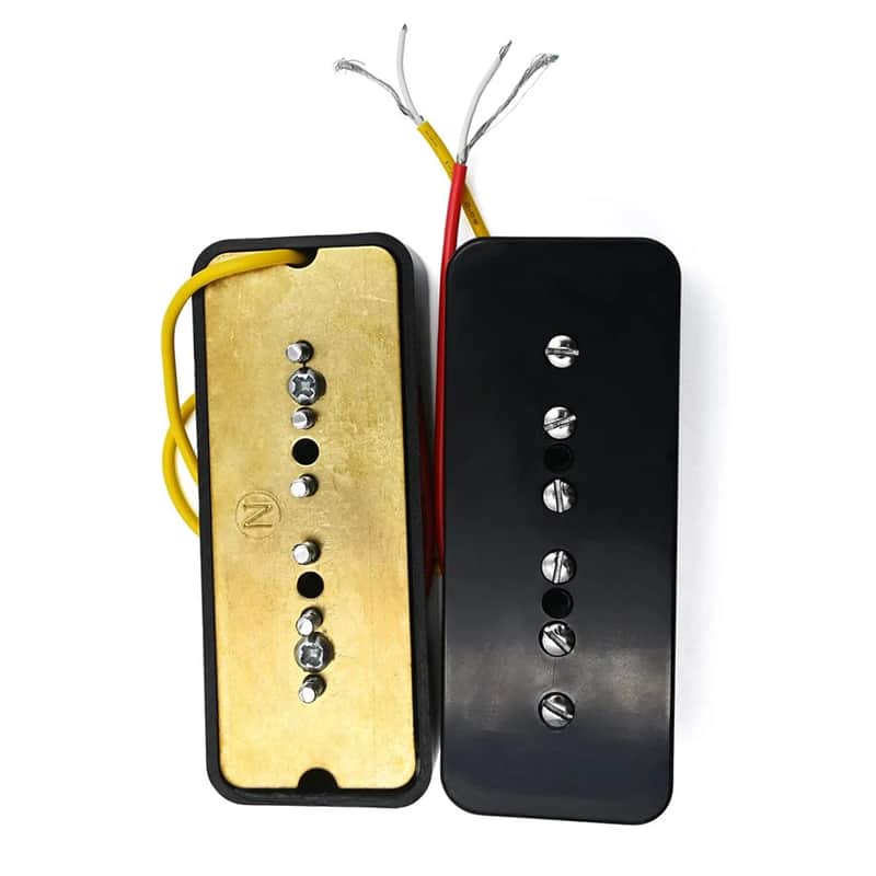New P90 Soapbar Humbucker Single Coil Pickups Neck Bridge Pickup for 6 String Guitar image 1