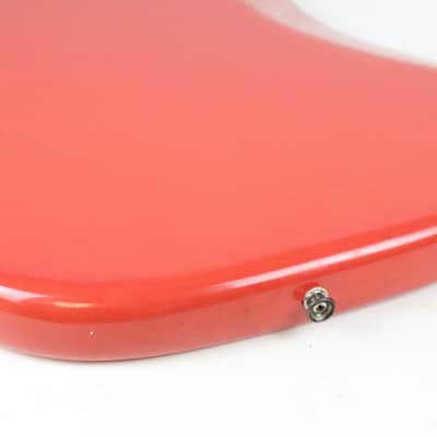 1961 Vintage Fender Precision Bass BODY Fiesta Red Re-Fin P-Bass USA 1960s Pre-CBS image 15