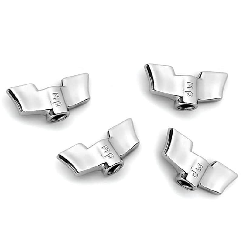 DW DWSP2008 Wing Nut For Hi-Hat Cymbal Seat (4 Pack) - Chrome image 1