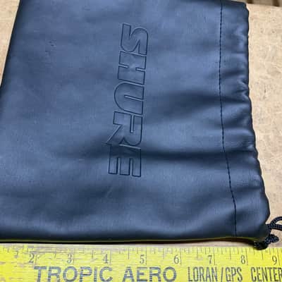 SHURE BLACK VINYL DRAWSTRING ACCESSORIES  BAG- MAKE OFFER! image 5