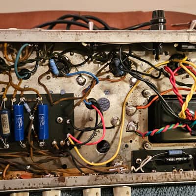 Fender Tremolux 6G9-A 30-Watt Guitar Amp head 1960 - 1963 - Blonde image 8