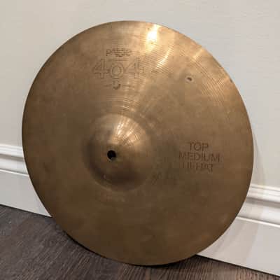 Paiste 404 14" Medium Hihat Top 1980s image 3