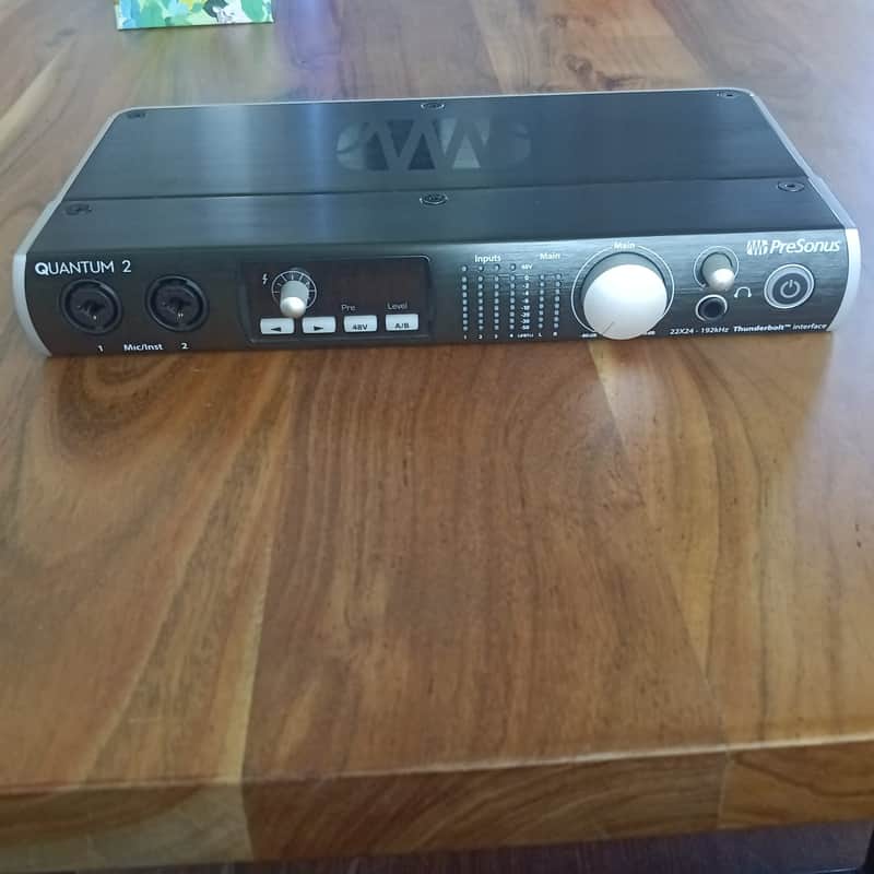 PreSonus Quantum 2 Thunderbolt Audio Interface 2010s - Black image 1