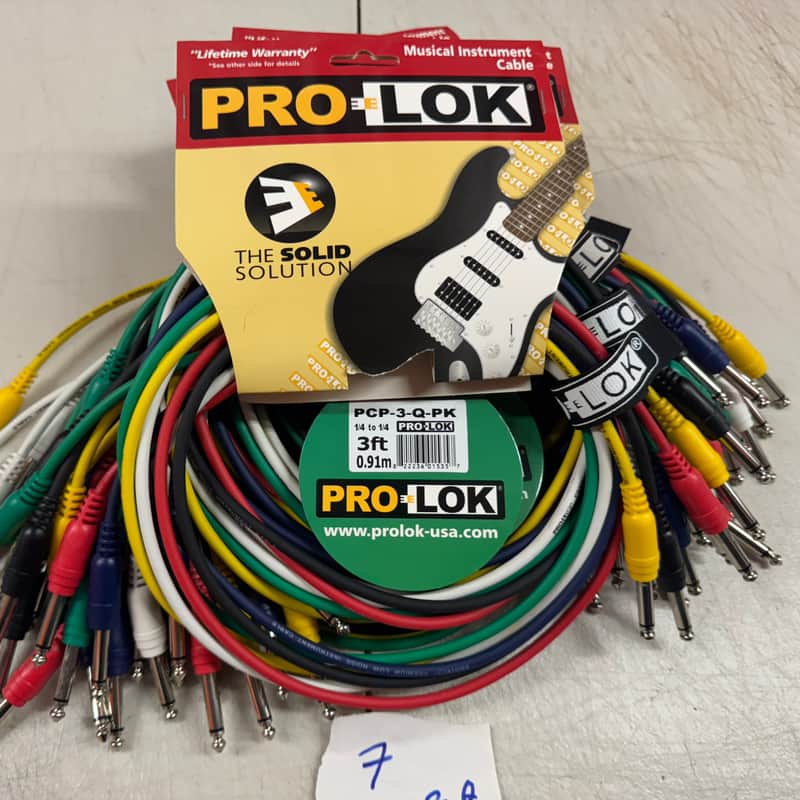 NEW 6-Pack Colored Pedalboard Patch Cables 1/4” 3-foot – Sky USA – Guitar Effects image 1