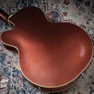 Gretsch G6118T 120th Anniversary Model Bamboo Yellow over Copper image 18