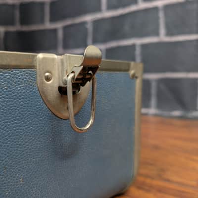 Rogers Vintage Blue Snare Drum Case + Rogers 4843 Mallets w/ Cover 1956–1965 image 21