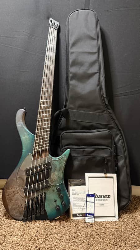 Ibanez EHB1505MS-TSF Bass Workshop 2020 - Tropical Seafloor Flat
