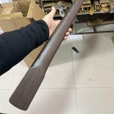 4-string electric bass neck jazz bass  20 frets  wenge guitar neck 34inch hole 18mm wenge  abalone inlay image 3