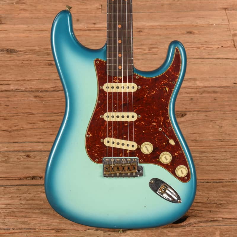 Fender Custom Shop '62 Stratocaster Journeyman Relic Surf Blue Burst 2024 image 1