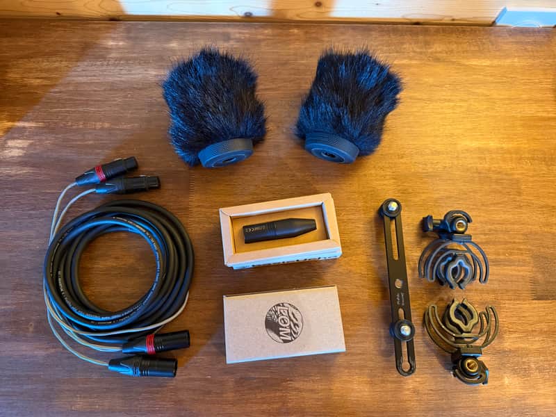 LOM Basic Ucho + Bumblebee Windkiller + Rycote suspension + câble XLR stereo image 1