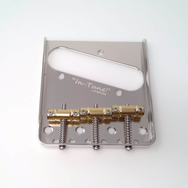 True Custom Shop® Gotoh Steel Bridge with Brass In-Tune Saddles for Fender Tele image 1
