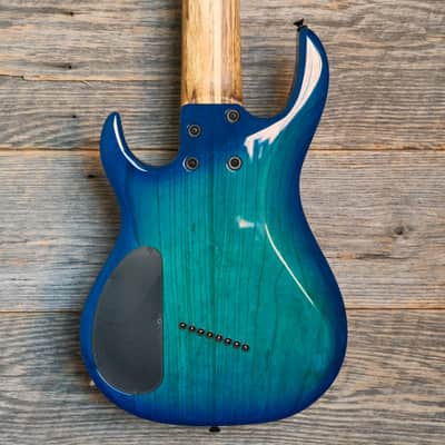 Used Kiesel 2022 Aries Multiscale 8-String Guitar - Aquaburst Gloss w/Bag image 8