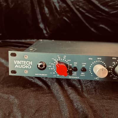 Vintech Audio X73i Mic Pre EQ Pair with PSU 2010s - Blue image 4