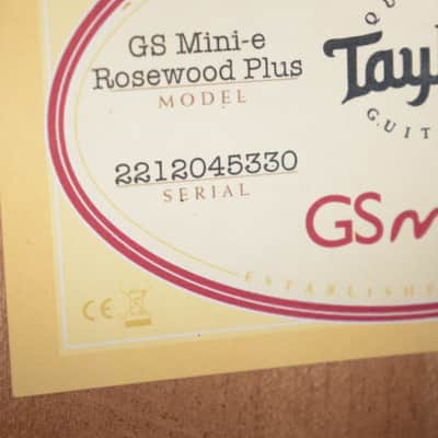 Taylor GS Mini-e Rosewood Plus Natural Gloss image 10