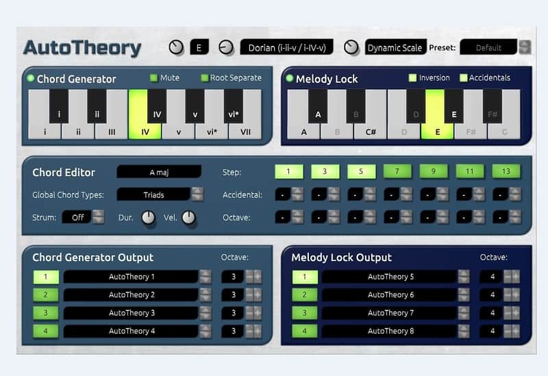 Mozaic Beats AutoTheory MIDI Chord Generator/Open Arpeggiation System Download image 1
