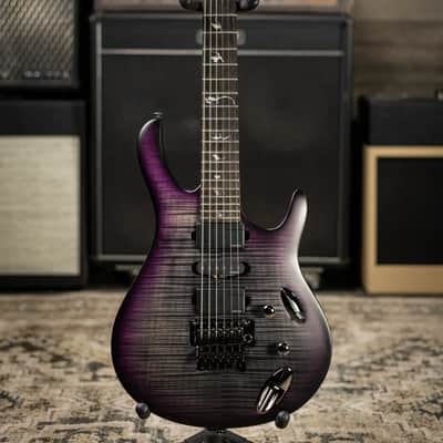 PRS SE Herman Li Signature Chleo Electric Guitar - Charcoal Purple Burst with Gig Bag image 3
