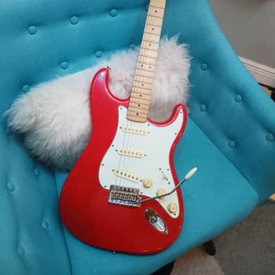 Rescued and Seriously Upgraded 2000 MIM Fender Standard Stratocaster - Hot Rod Red, Mark Knopfler specs image 3